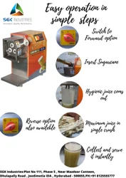 Legacy poster showing the machine operation steps